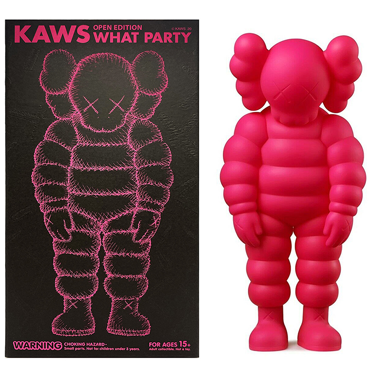 KAWS WHAT PARTY PINK - www.sorbillomenu.com