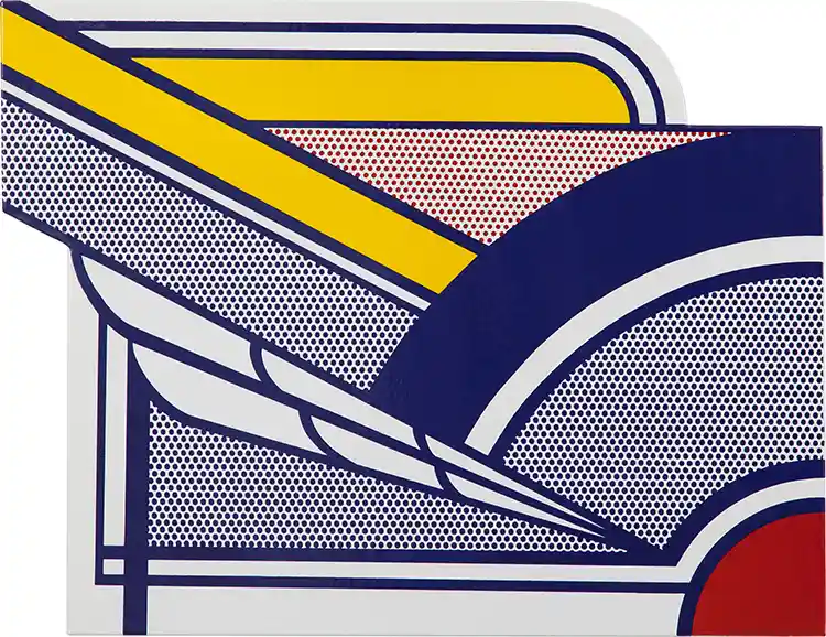 Roy Lichtenstein Modern Painting in Porcelain